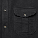 Moleskin Seattle Shirt - Black - Filson - STAG Provisions - Tops - L/S Woven - Solid