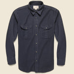 Moleskin Seattle Shirt - Navy - Filson - STAG Provisions - Tops - L/S Woven - Solid