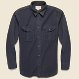 Moleskin Seattle Shirt - Navy - Filson - STAG Provisions - Tops - L/S Woven - Solid