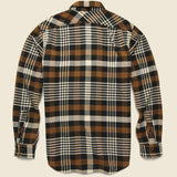 Vintage Flannel Workshirt - Black/Brown - Filson - STAG Provisions - Tops - L/S Woven - Plaid