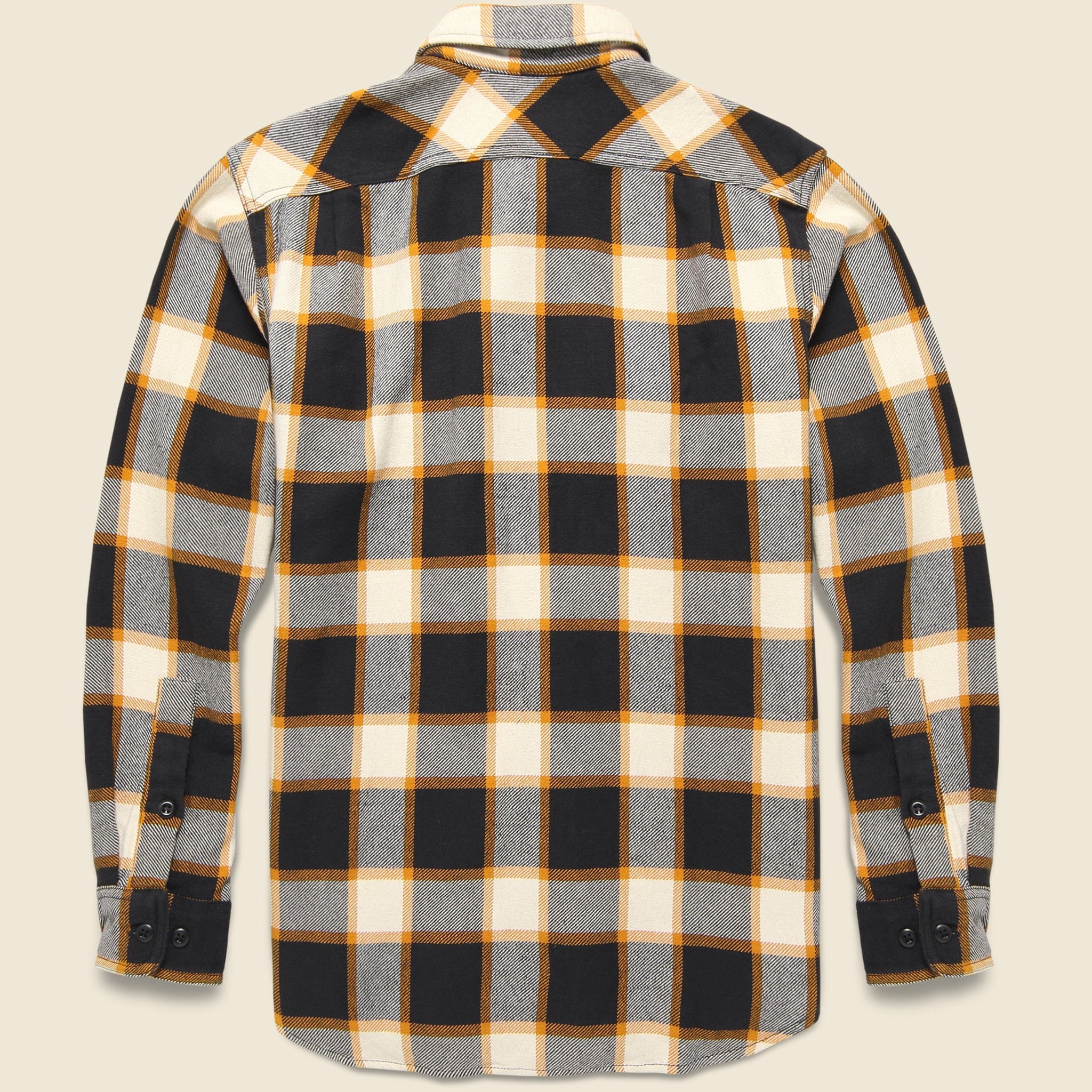 Vintage Flannel Work Shirt - Black/Natural/Gold - Filson - STAG Provisions - Tops - L/S Woven - Plaid
