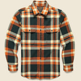 Vintage Flannel Workshirt - Fir/Rust - Filson - STAG Provisions - Tops - L/S Woven - Plaid