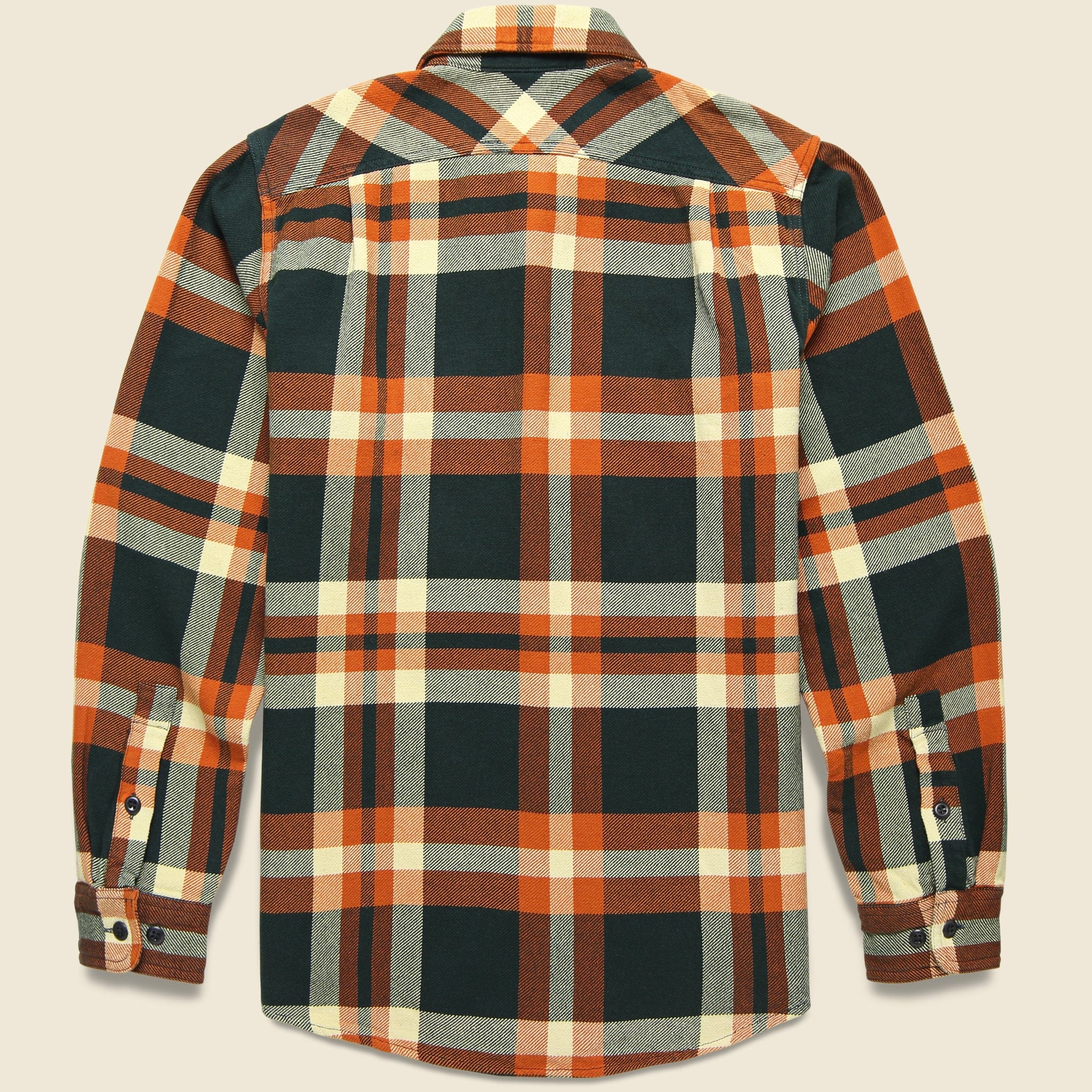Vintage Flannel Workshirt - Fir/Rust - Filson - STAG Provisions - Tops - L/S Woven - Plaid