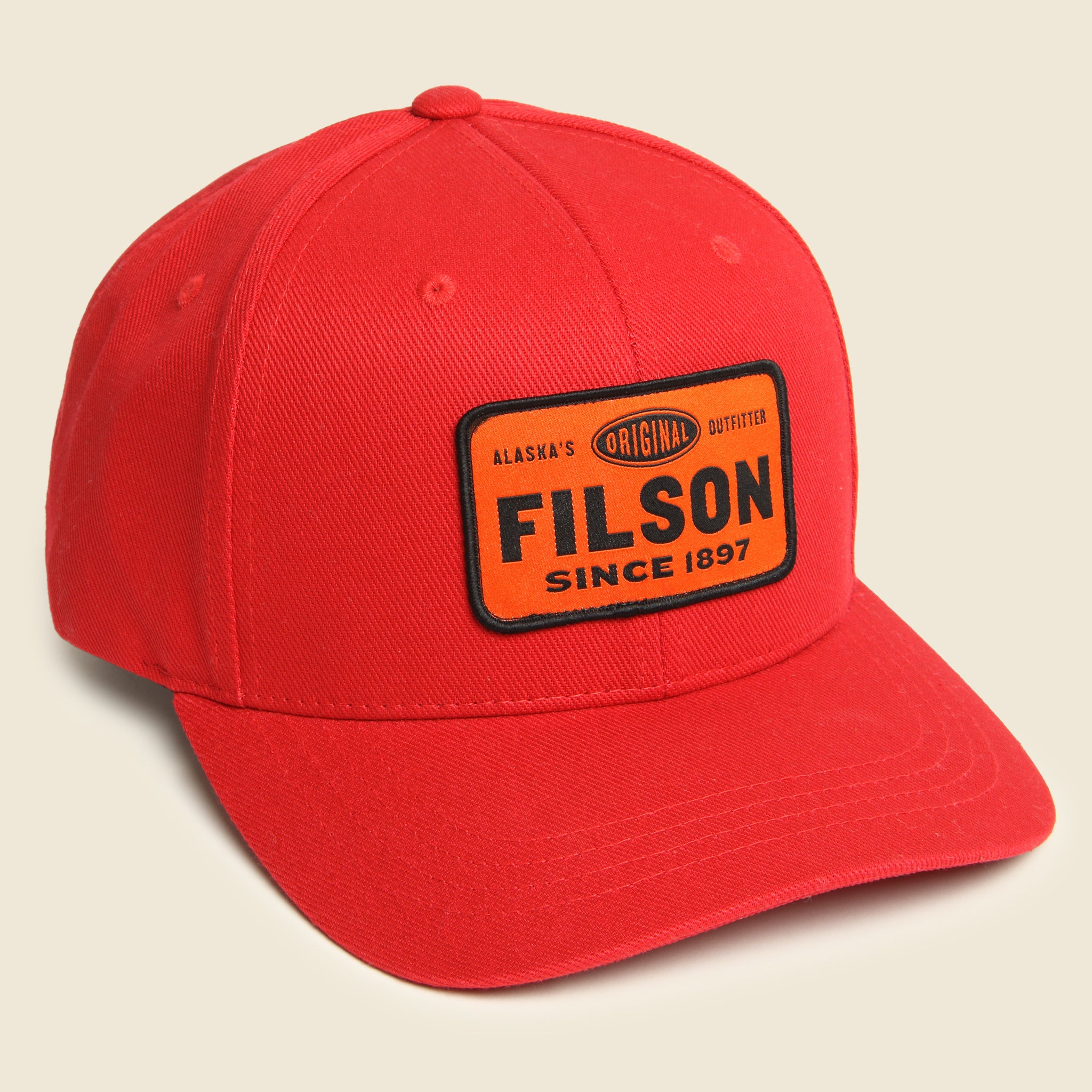 Denim Logger Logo Cap - Red - Filson - STAG Provisions - Accessories - Hats