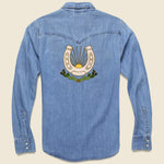 Levi's Barstow Western - Lucky Horseshoe - Fort Lonesome - STAG Provisions - Tops - L/S Woven - Solid