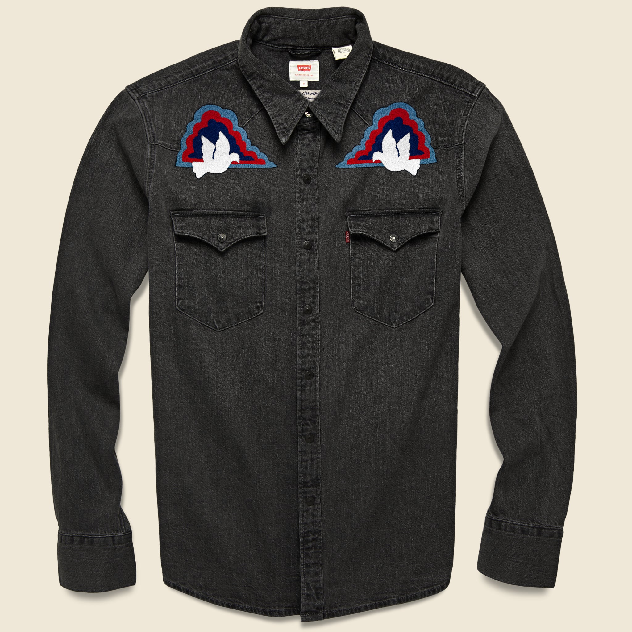 Levi's Barstow Western - Soaring Peace Doves - Fort Lonesome - STAG Provisions - Tops - L/S Woven - Solid