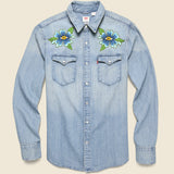 Eye Flowers Western Shirt - Fort Lonesome - STAG Provisions - Tops - L/S Woven - Other Pattern