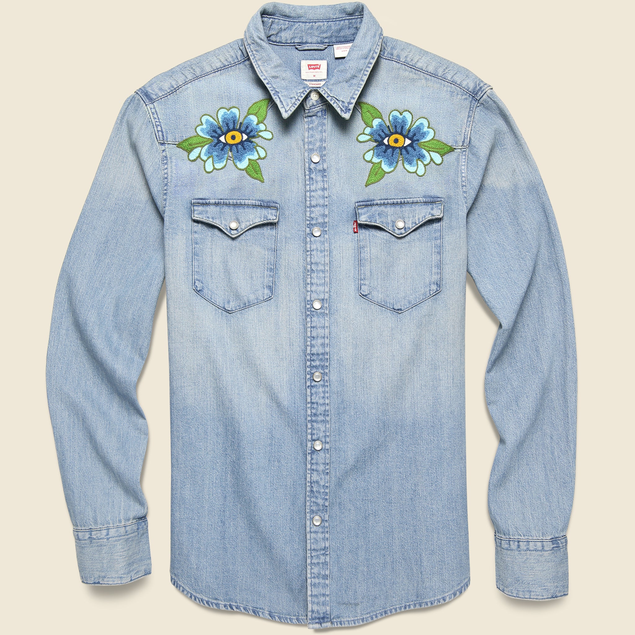 Eye Flowers Western Shirt - Fort Lonesome - STAG Provisions - Tops - L/S Woven - Other Pattern