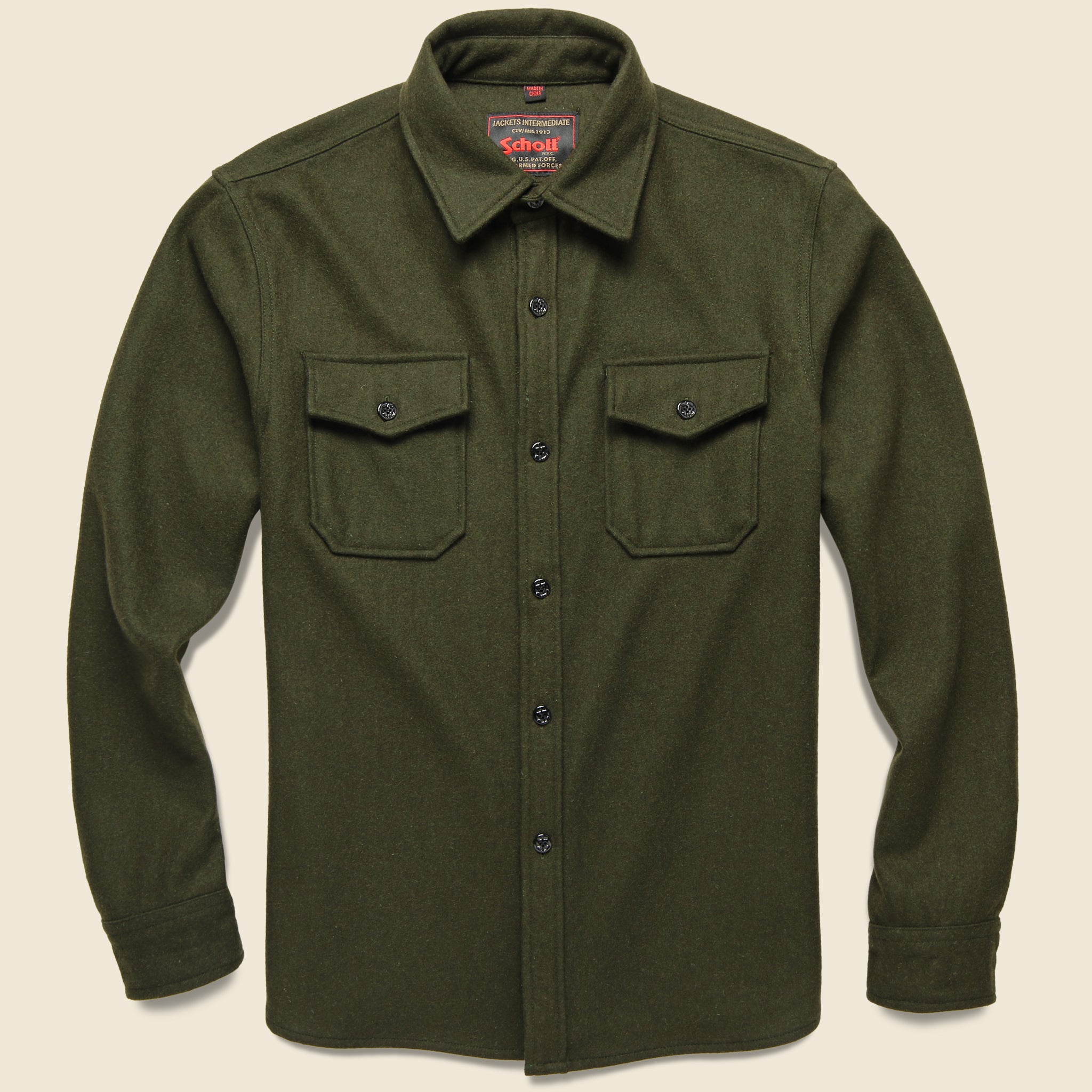 Butterfly Eyes Wool CPO - Fort Lonesome - STAG Provisions - Tops - L/S Woven - Overshirt