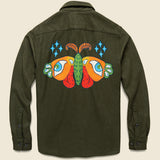 Butterfly Eyes Wool CPO - Fort Lonesome - STAG Provisions - Tops - L/S Woven - Overshirt