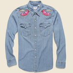 Levi's Barstow Western - Pink Armadillo Joint - Fort Lonesome - STAG Provisions - Tops - L/S Woven - Other Pattern