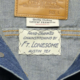 Levi's Denim Trucker - Lucky as Fuck - Size Large - Fort Lonesome - STAG Provisions - Outerwear - Coat / Jacket