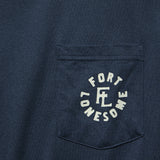 Logo Pocket Tee - Navy - Fort Lonesome - STAG Provisions - Tops - S/S Tee - Graphic