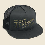 Embroidered Trucker Hat - Charcoal - Fort Lonesome - STAG Provisions - Accessories - Hats