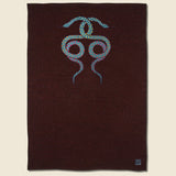 Wool Utility Blanket - United Snakes, Red - Fort Lonesome - STAG Provisions - Gift - Blankets