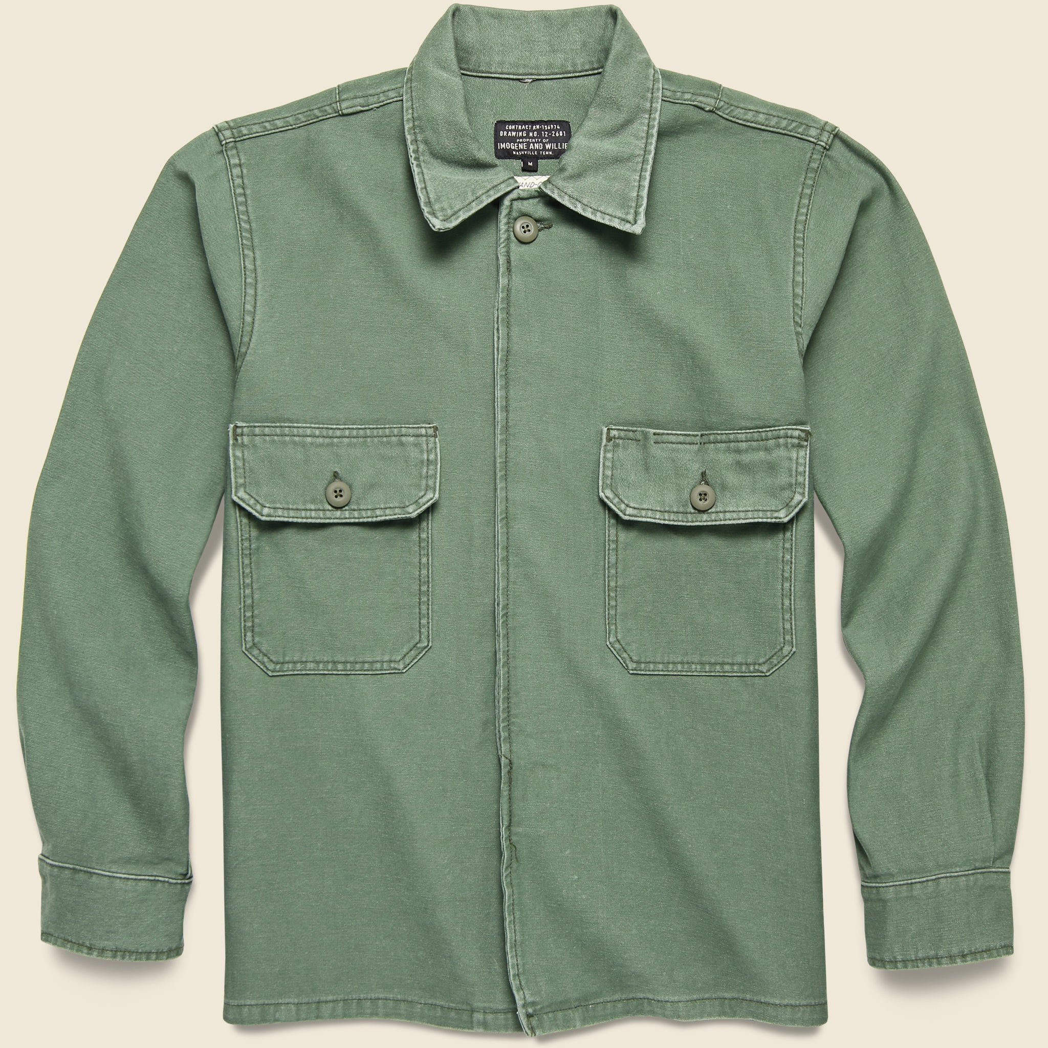 Military Shirt Jacket - Quilt Squares - Fort Lonesome - STAG Provisions - Tops - L/S Woven - Other Pattern
