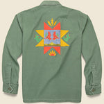 Military Shirt Jacket - Quilt Squares - Fort Lonesome - STAG Provisions - Tops - L/S Woven - Other Pattern