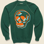 Green Skulls Sweatshirt - Fort Lonesome - STAG Provisions - Tops - Fleece / Sweatshirt