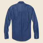 Ft. Lonesome x STAG Wolf Denim Western Shirt - Fort Lonesome - STAG Provisions - Tops - L/S Woven - Other Pattern