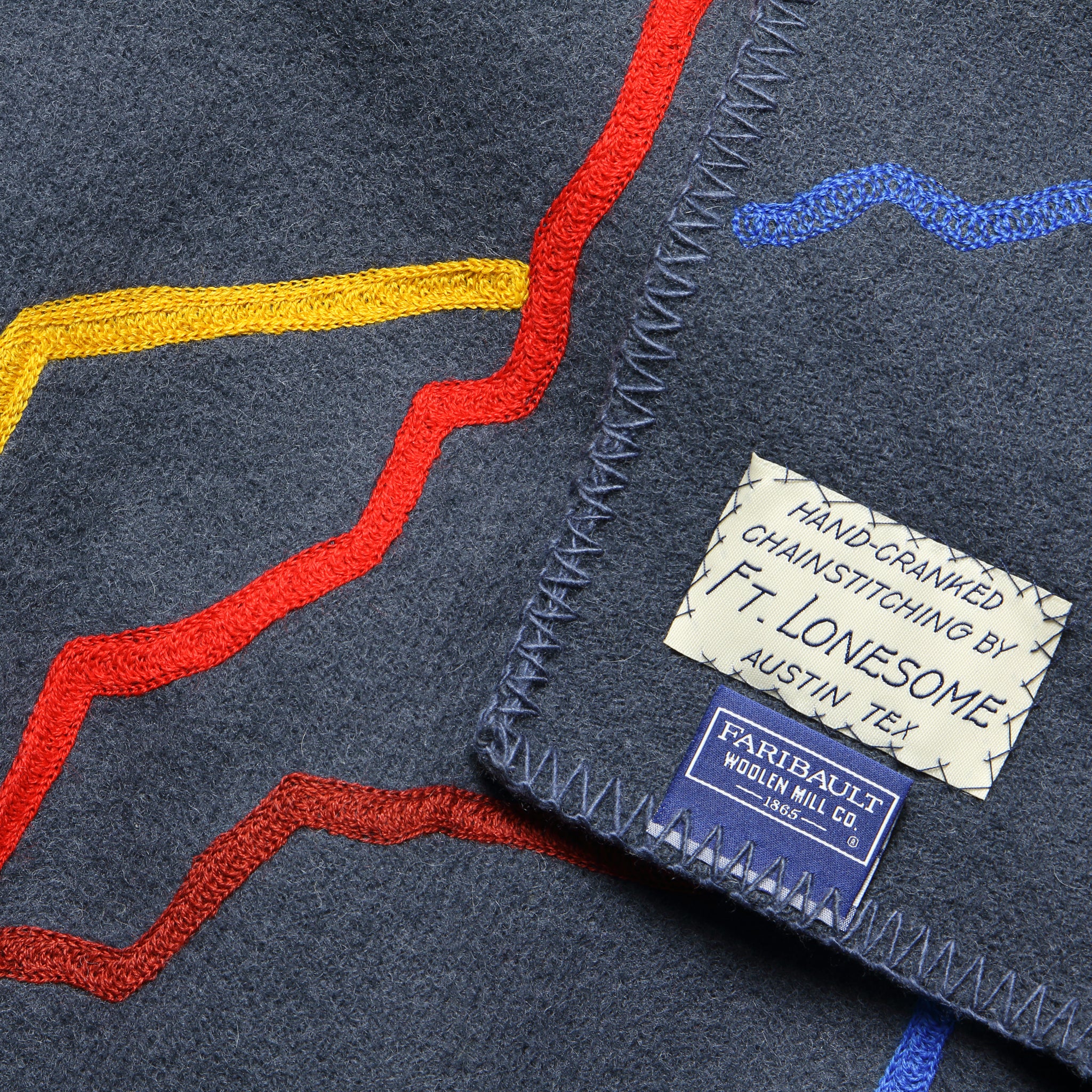 Large Wool Blanket - Mountain Landscape - Fort Lonesome - STAG Provisions - Gift - Blankets