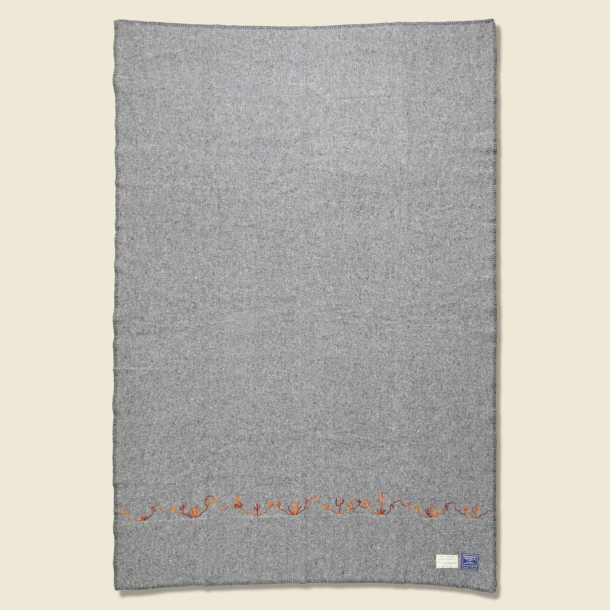 Desert Landscape Small Utility Blanket - Grey - Fort Lonesome - STAG Provisions - Gift - Blankets