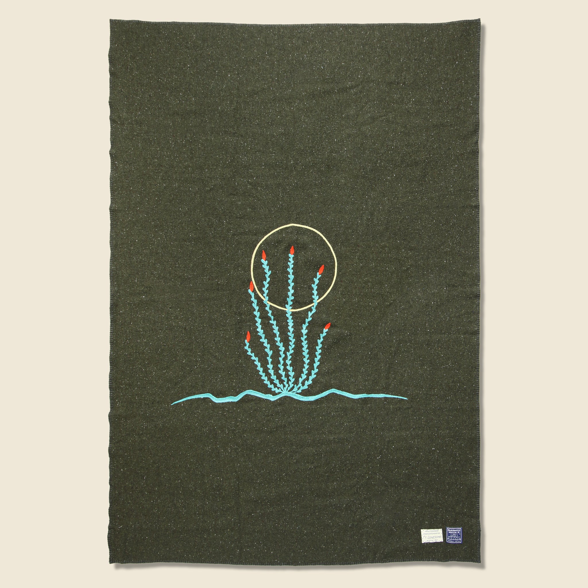 Ocotillo Small Utility Blanket - Olive - Fort Lonesome - STAG Provisions - Gift - Blankets