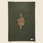 Snake Small Utility Blanket - Olive - Fort Lonesome - STAG Provisions - Gift - Blankets