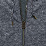 Dual Knit Zip Hoodie - Washed Black - Faherty - STAG Provisions - Tops - Fleece / Sweatshirt