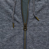 Dual Knit Zip Hoodie - Washed Black - Faherty - STAG Provisions - Tops - Fleece / Sweatshirt