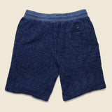 Marled Sweatshort - Indigo - Faherty - STAG Provisions - Shorts - Lounge