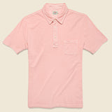 Garment Dyed Polo - Summer Pink - Faherty - STAG Provisions - Tops - S/S Knit