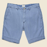 Asbury Railroad Stripe Short - Indigo - Faherty - STAG Provisions - Shorts - Striped
