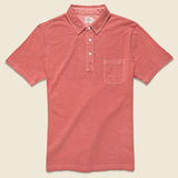 Garment Dyed Polo - Faded Red - Faherty - STAG Provisions - Tops - S/S Knit