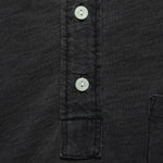 Indigo Dyed Polo Shirt - Black Wash - Faherty - STAG Provisions - Tops - S/S Knit