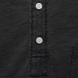 Indigo Dyed Polo Shirt - Black Wash - Faherty - STAG Provisions - Tops - S/S Knit
