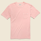 Garment Dye Pocket Tee - Summer Pink - Faherty - STAG Provisions - Tops - S/S Tee