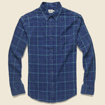 Windowpane Ventura Shirt - Indigo/Blue - Faherty - STAG Provisions - Tops - L/S Woven - Plaid