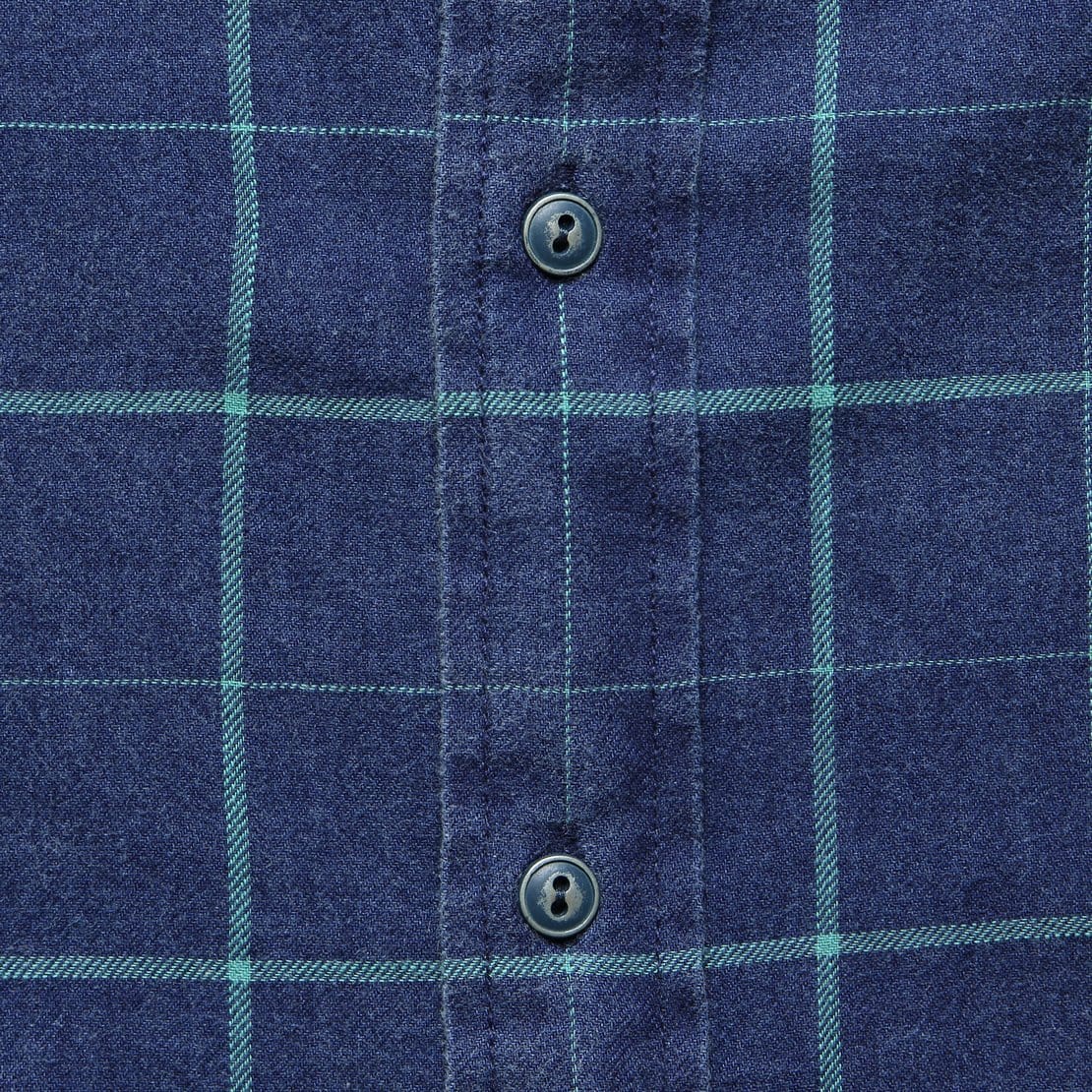 Windowpane Ventura Shirt - Indigo/Blue - Faherty - STAG Provisions - Tops - L/S Woven - Plaid