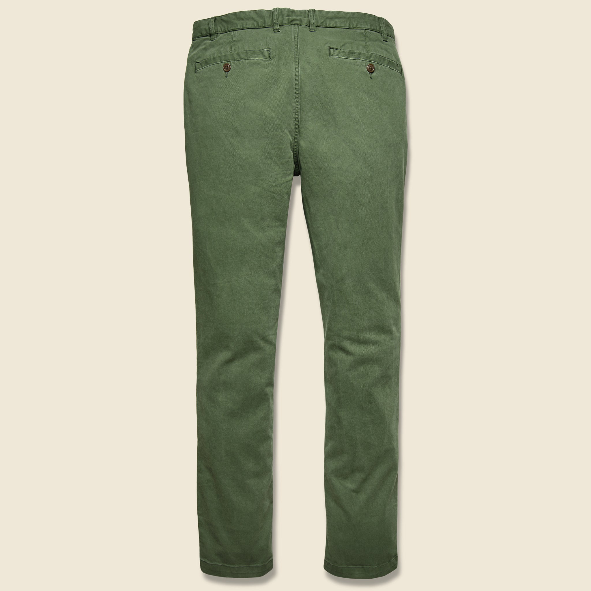 Stretch Canvas Trouser - Hunter Green - Faherty - STAG Provisions - Pants - Twill