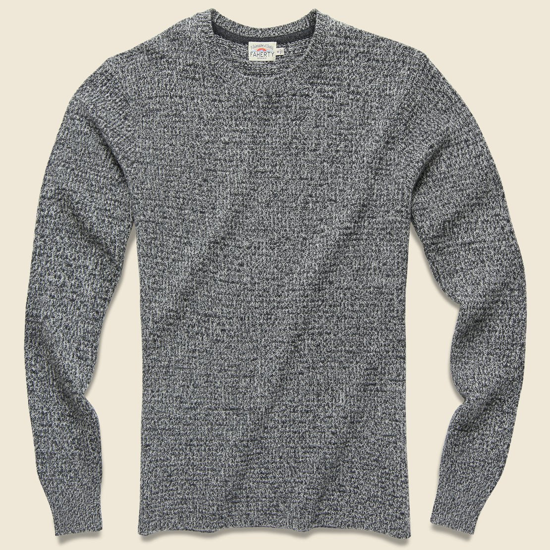 Cashmere Crewneck - Charcoal Marl - Faherty - STAG Provisions - Tops - Sweater