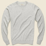 Sconset Crew Sweater - Light Grey Heather - Faherty - STAG Provisions - Tops - Sweater