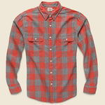 Belmar Workshirt - Red Buffalo Check - Faherty - STAG Provisions - Tops - L/S Woven - Plaid