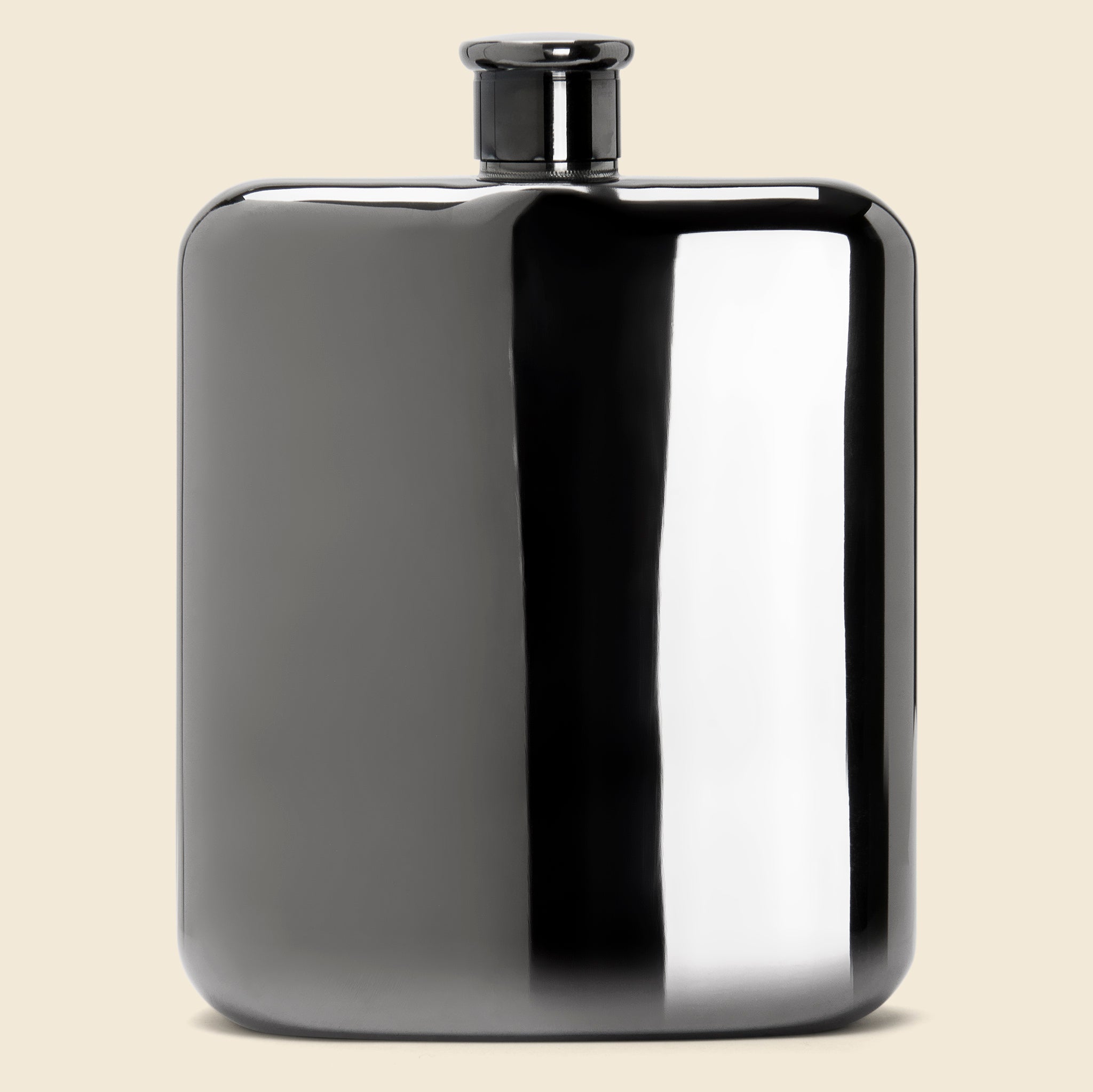 Polished Flask - Gunmetal Black - Barware - STAG Provisions - Gift - Glassware / Barware