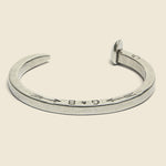 The Original Railroad Spike Cuff - Silver Oxide - Giles & Brother - STAG Provisions - Accessories - Cuffs