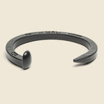 The Original Railroad Spike Cuff - Military Black - Giles & Brother - STAG Provisions - Accessories - Cuffs