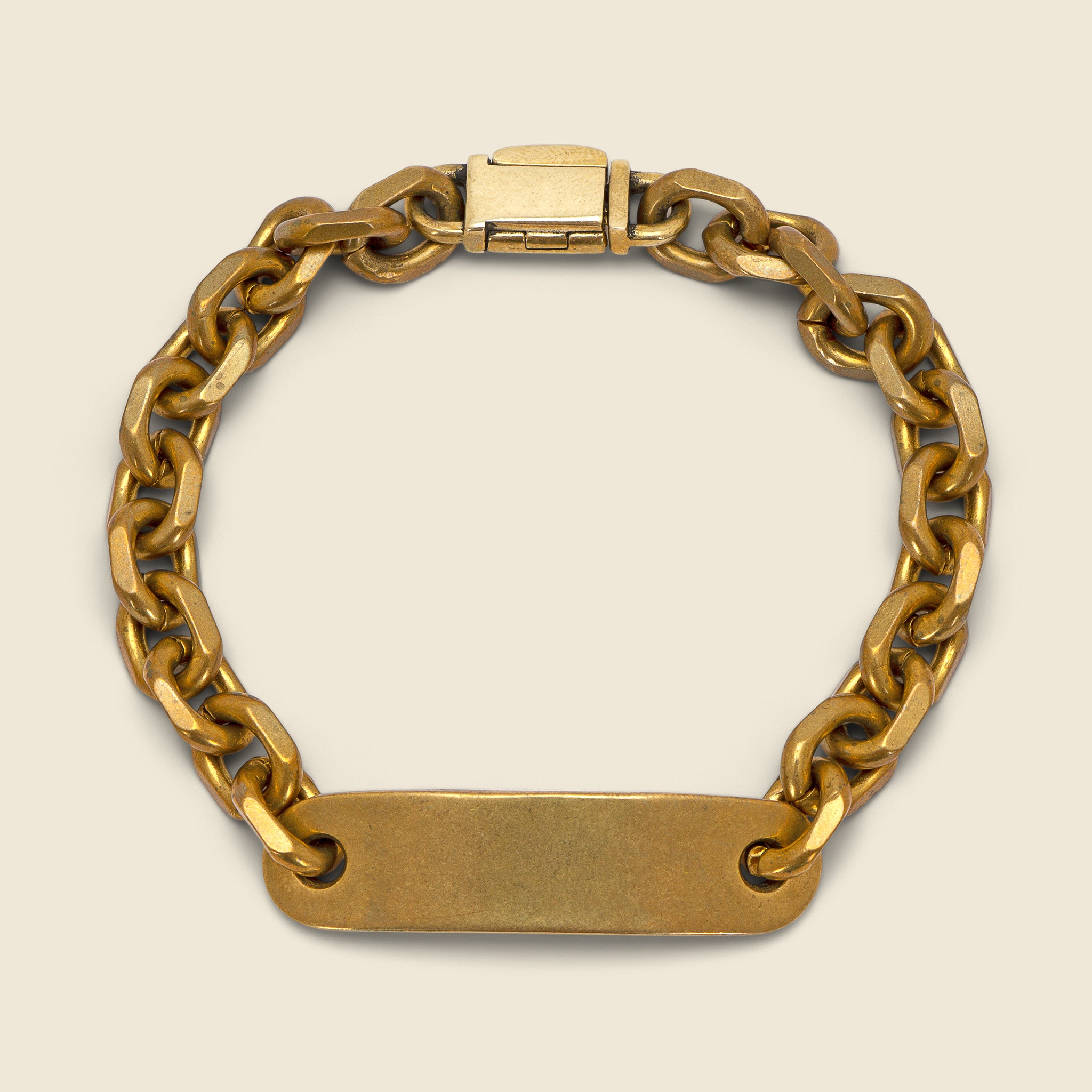 ID Chain Link Bracelet - Brass - Giles & Brother - STAG Provisions - Accessories - Cuffs