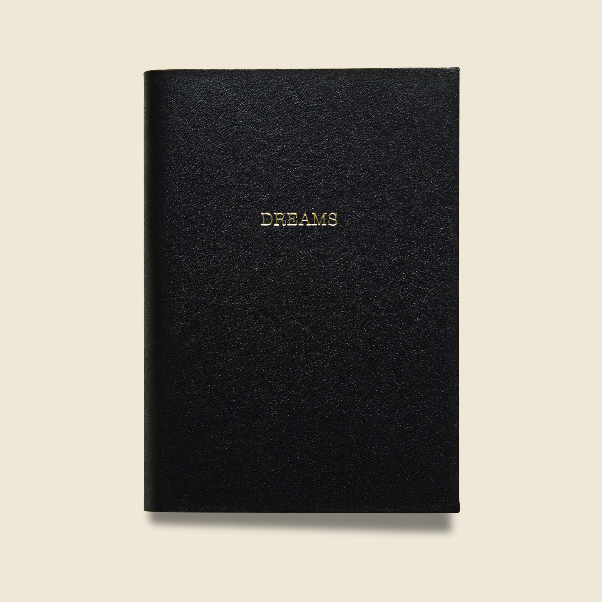 "DREAMS" Leather Journal - Black - Paper Goods - STAG Provisions - Gift - Stationery