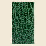 2021 Embossed Leather Pocket Datebook - Emerald Crocodile - Paper Goods - STAG Provisions - Gift - Stationery