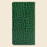 2021 Embossed Leather Pocket Datebook - Emerald Crocodile - Paper Goods - STAG Provisions - Gift - Stationery