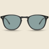 Kinney 47mm - Matte Black/Semi-Flat Blue Smoke - Garrett Leight - STAG Provisions - Accessories - Eyewear